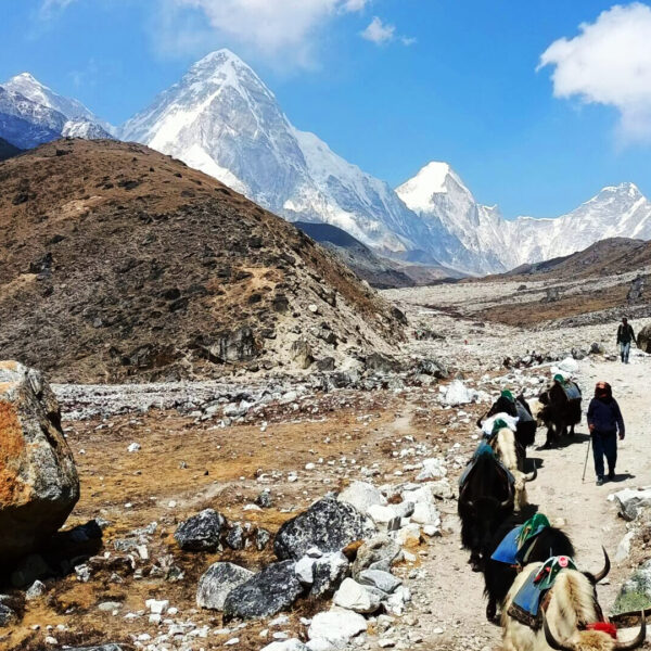 Everest base camp-on-the-way