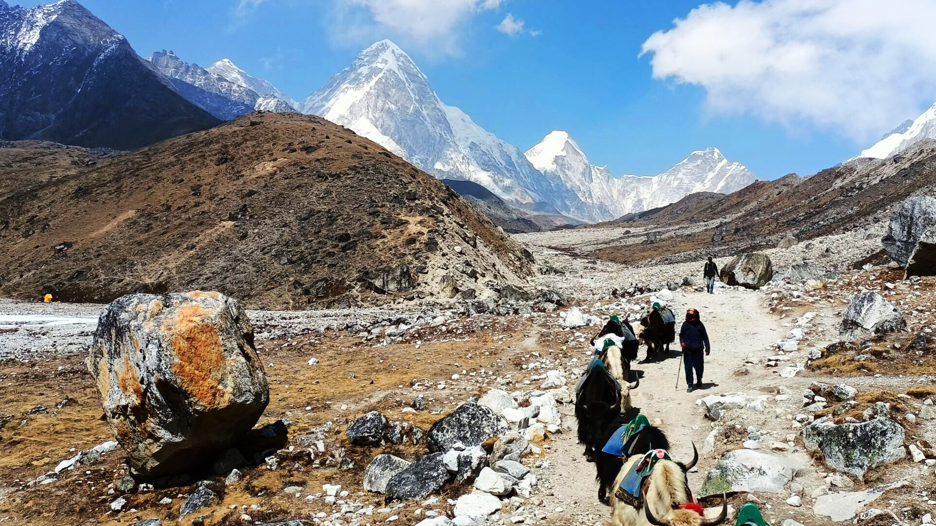 Everest base camp-on-the-way