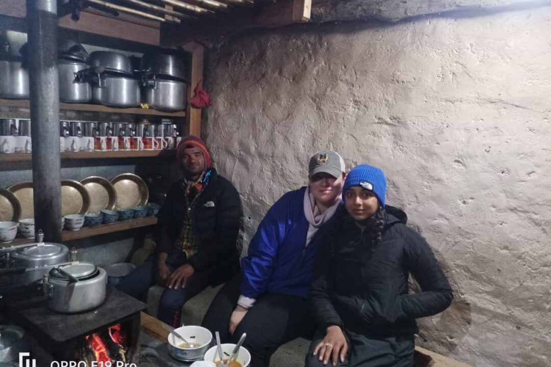 teahouse kitchen at narphu