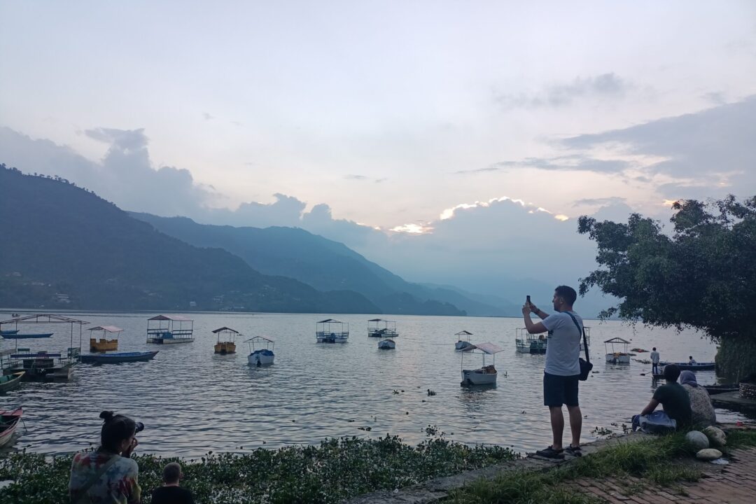 pokhara fewa lake view