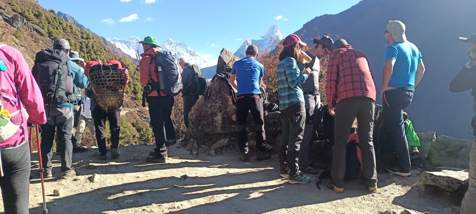 Way from Namche to Tengboche