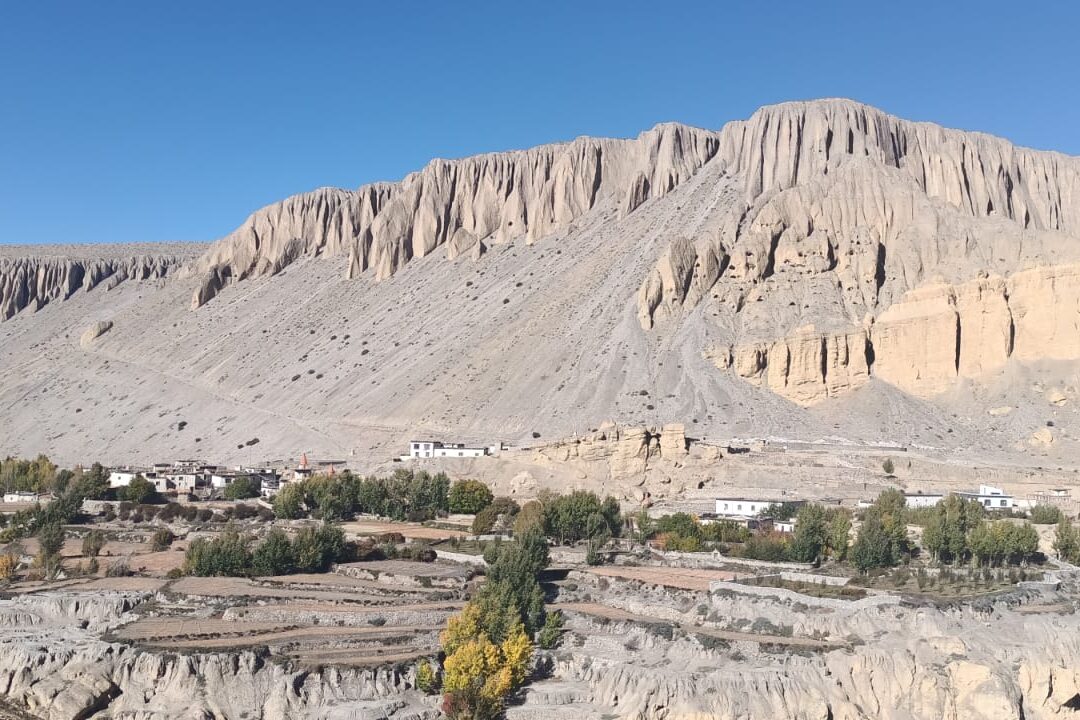 dry land of upper mustang