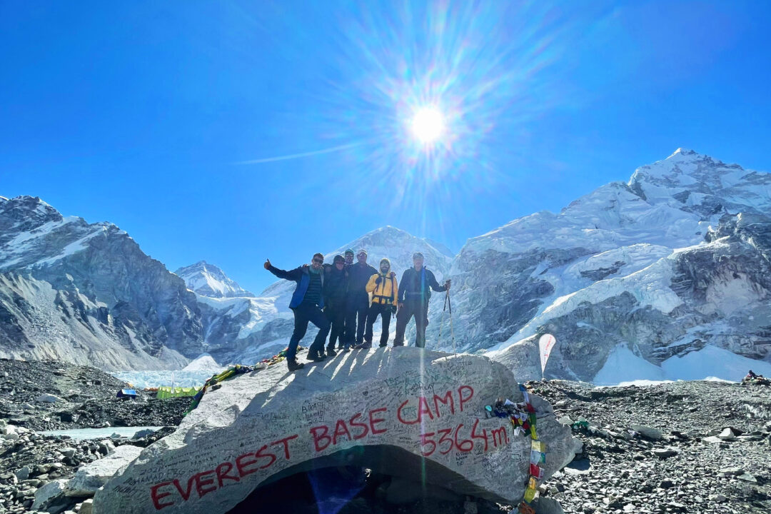 US Group Enjoying at Everest Base Camp