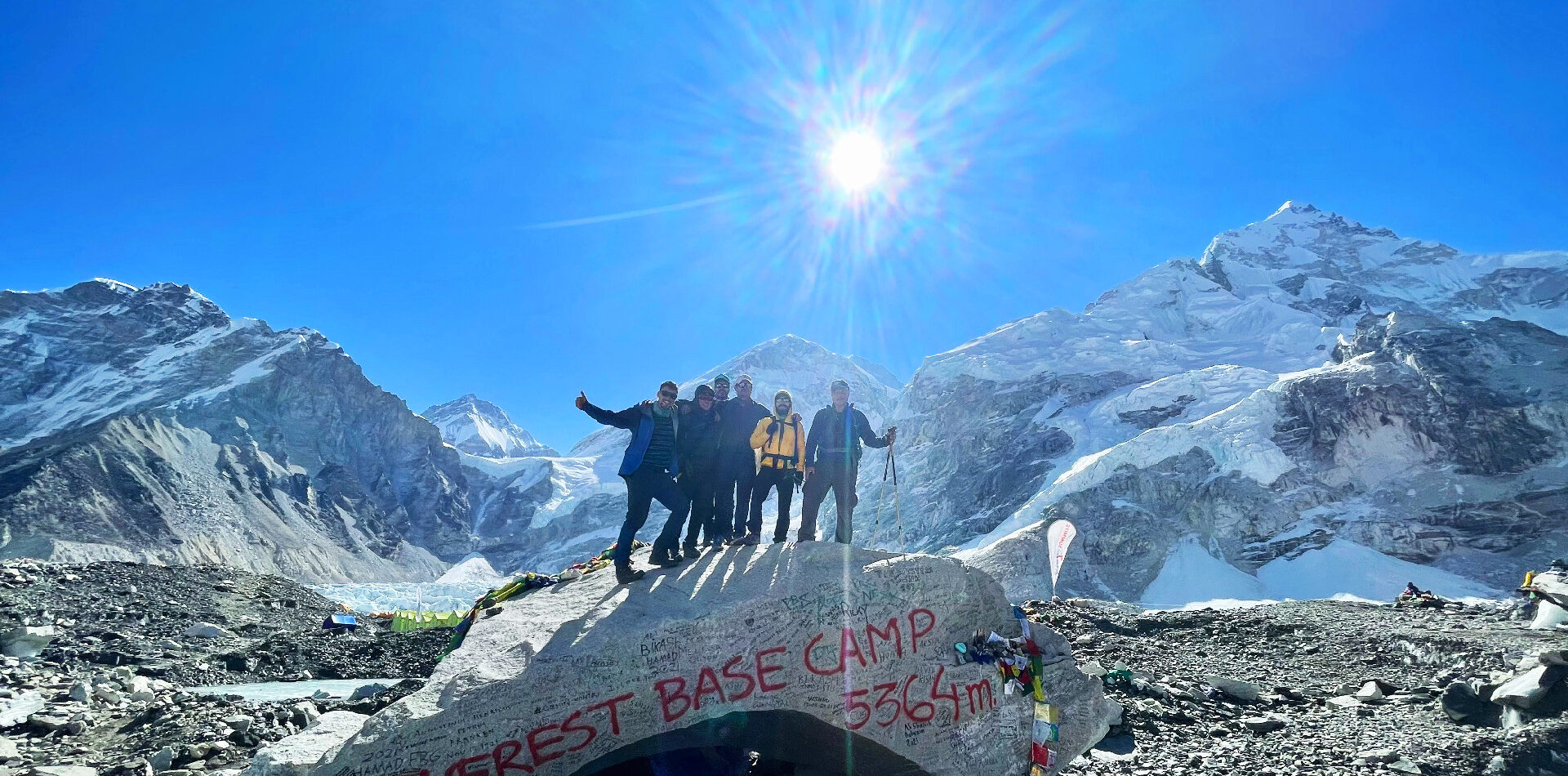 US Group Enjoying at Everest Base Camp