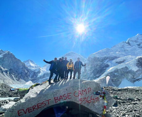 US Group Enjoying at Everest Base Camp