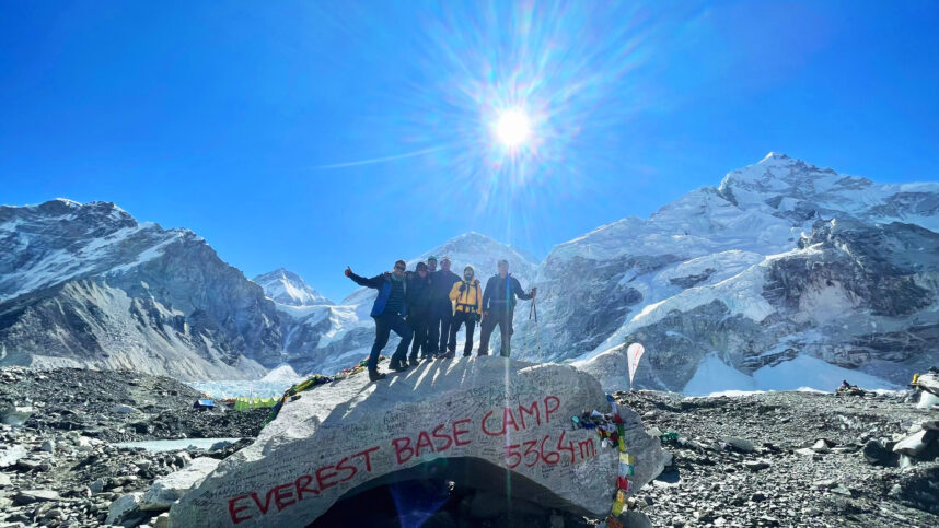 US Group Enjoying at Everest Base Camp