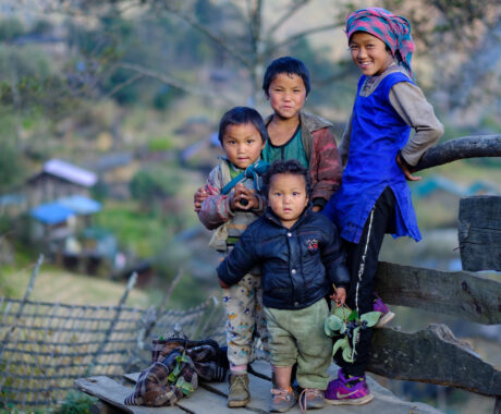 local kids of Nepal