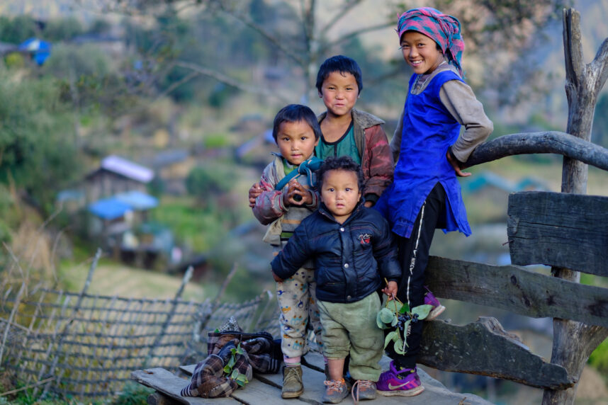 local kids of Nepal