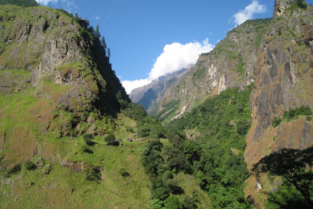 landscape in annapurna trail