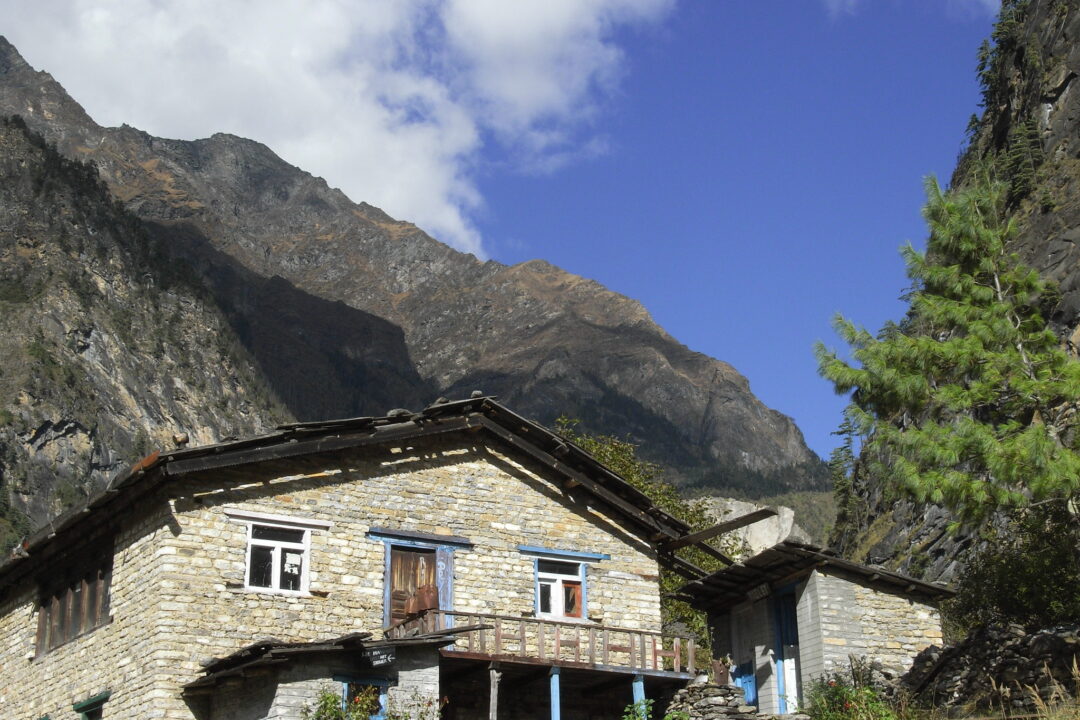 teahouse in annapurna circuit