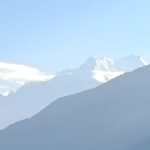 rocky hill in langtang area